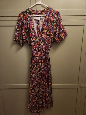 Passports Of Pier 1 Imports Vintage Floral Wrap Dress